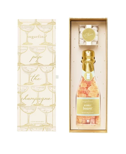 Подарочный набор Sugarfina Pop The Champagne, 2 шт., белый