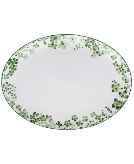 Овальное блюдо Noritake Bloomington, 36 см, зеленое