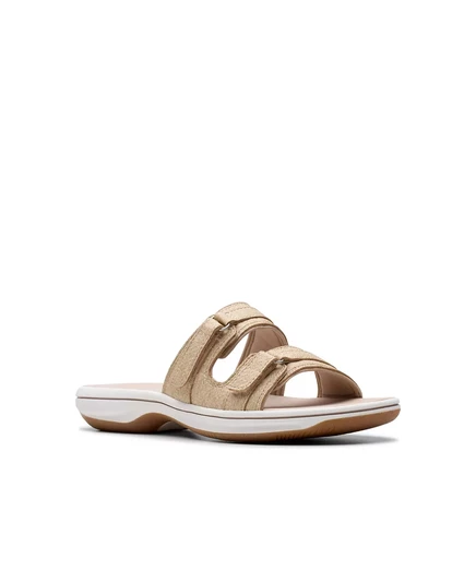 Женские босоножки Clarks Cloudsteppers Breeze Piper без шнуровки sand synthetic