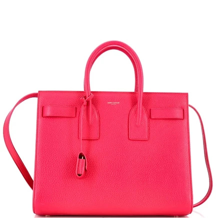 Женская сумка Pre-Owned Saint Laurent Sac de Jour Small, розовая