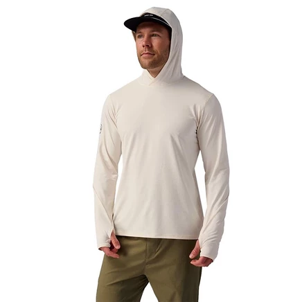 Мужское худи Backcountry Tahoe Sun с капюшоном, белое