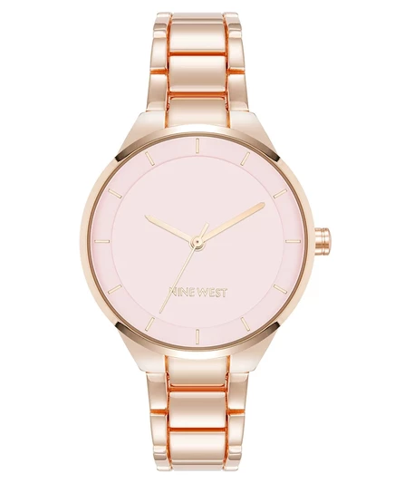 Женские часы Nine West 34 мм, розовые