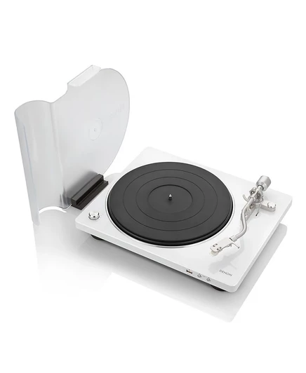 Проигрыватель винила Denon DP-450USB с USB-выходом, белый