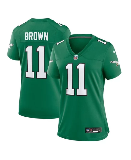 Мужская игровая майка Nike Brian Dawkins Kelly Green Philadelphia Eagles для запасных игроков на пенсии зеленого цвета