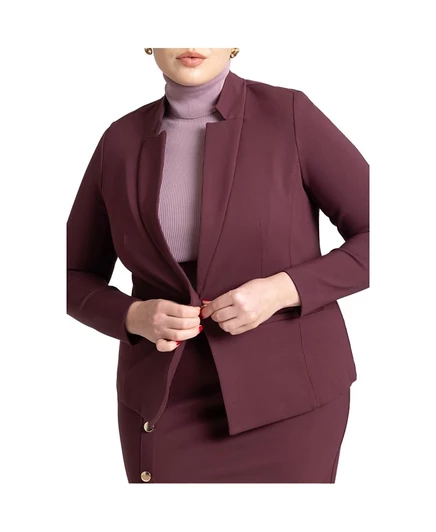 Женский пиджак Eloquii Ultimate Stretch, фиолетовый