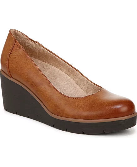 Оригинальные клиновые насосы SOUL Naturalizer gingerbread faux leather
