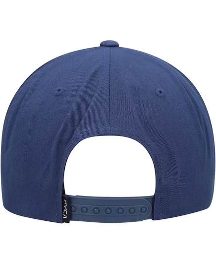 Мужская синяя арочная шляпа-снэпбэк RVCA blue