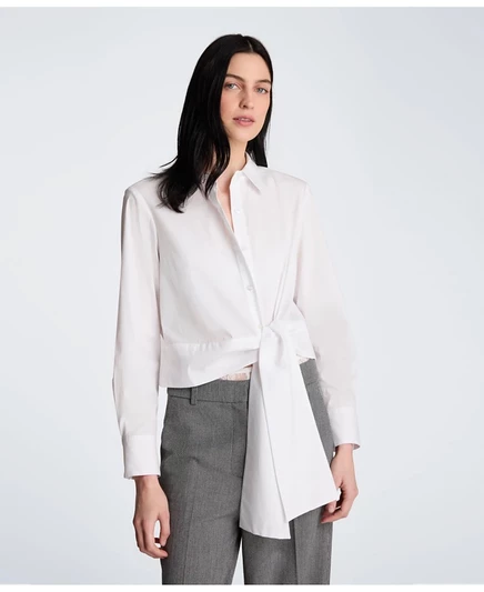 Женская рубашка Kenneth Cole с поясом, белая
