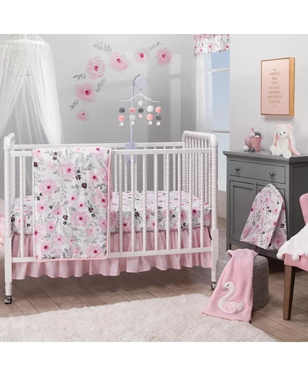 Постельный комплект Bedtime Originals Blossom, 3 пр., розовый