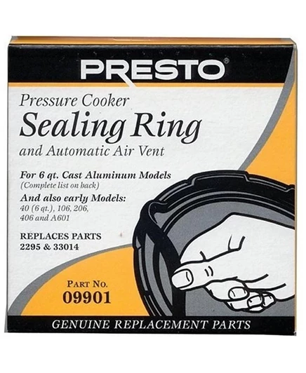 Кольцо Presto 09901 для 6 кварт скороварки, черное
