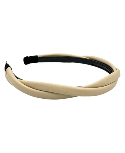 Женская плетеная повязка Headbands of Hope, молочная