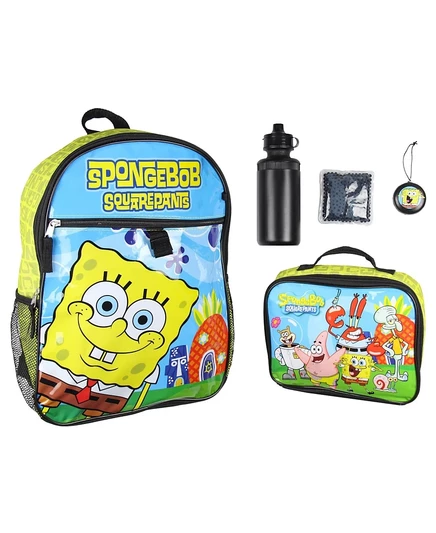 Детский набор рюкзак SpongeBob SquarePants 5 в 1 16″, желтый