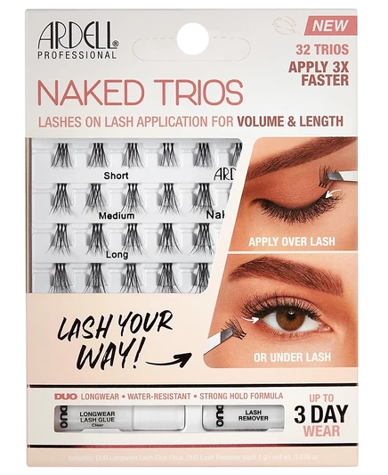 Накладные ресницы Ardell Naked Trios без цвета