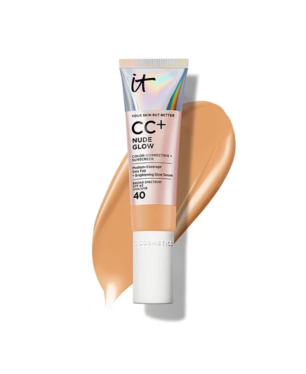 Тональный IT Cosmetics CC+ Nude Glow, тёплый смуглый