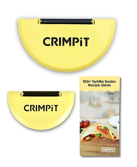 Формы для тортильи Crimpit, 3 шт. с книгой рецептов, желтые