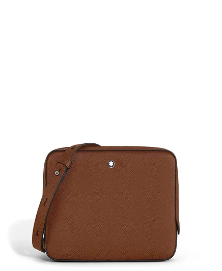Мини-сумка Montblanc Sartorial Messenger коричневого цвета
