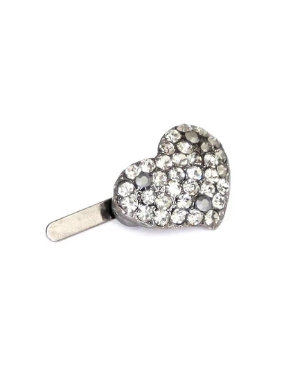 Заколка Soho Style Mini Heart, коричневая