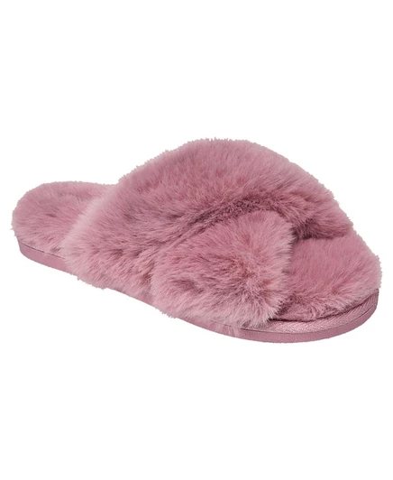 Женские меховые тапочки Nine West X-Band, фиолетовые