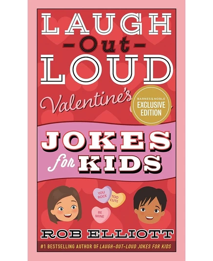 Книга Laugh-Out-Loud Valentine's Day Jokes for Kids, белая