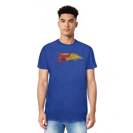 Мужская футболка Flash DC Comics Fastest Man Alive, синяя
