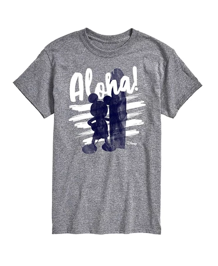Мужская футболка airwaves mickey aloha, серебристая