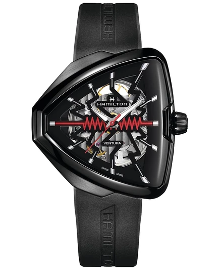 Мужские часы Hamilton Ventura, 45 мм, черные