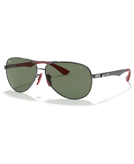 Мужские очки ray-ban rb8313m scuderia ferrari 61 мм, серые
