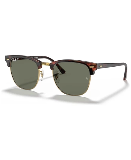 Мужские поляризованные очки Ray-Ban Clubmaster RB3016, коричневые