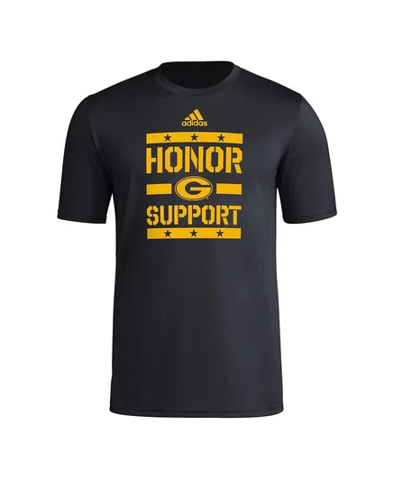 Мужская черная футболка Adidas Grambling Tigers Honor Support  black