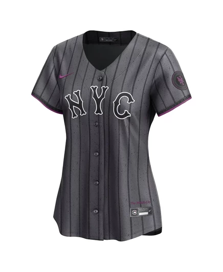 Женская серая майка Nike New York Mets City Connect Limited от Nike gray