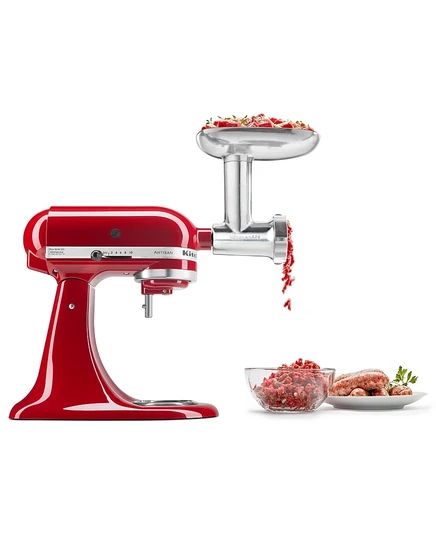 Насадка для мясорубки KitchenAid KSMMGA, серебристая