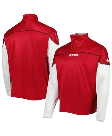 Мужская куртка Adidas Indiana Hoosiers AEROREADY, красная