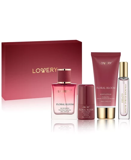 Парфюмерный набор Lovery Floral Bloom, 4 предмета
