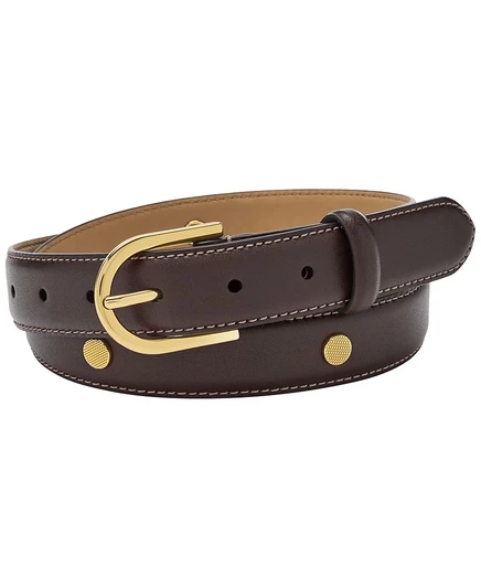 Женский пояс Fossil Jessie коричневого цвета