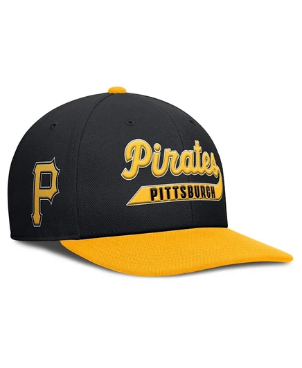 Мужская кепка Nike Pittsburgh Pirates Pro, черно-золотая