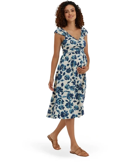 Женское платье NOM Maternity Cheri, синее