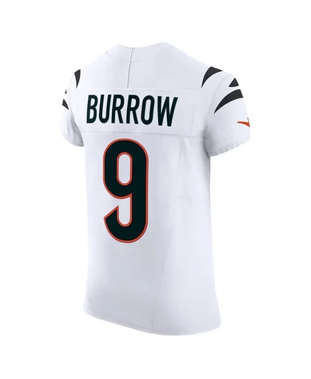 Мужская футболка Nike Joe Burrow белого цвета Cincinnati Bengals Vapor F.U.S.E. Elite. white