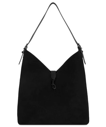 Женская сумка-хобо Rebecca Minkoff Megan кожаная, черная
