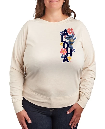Женский пуловер Hybrid Apparel Lilo & Stitch Aloha, plus size