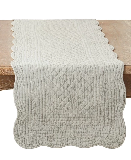 Стеганая дорожка SARO LIFESTYLE Charming, 41×183 см, синяя