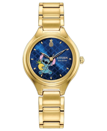 Женские часы Citizen Stitch in Time, 29 мм, золотистые