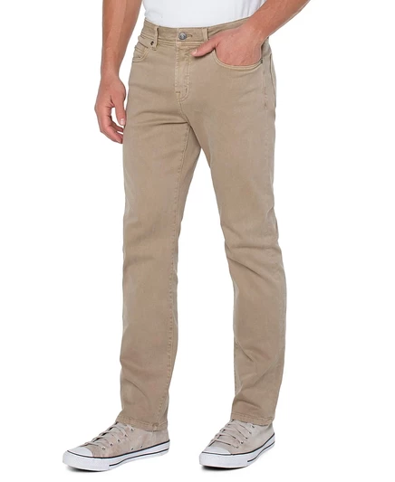 Мужские джинсы Liverpool Kingston Modern Straight, бежевые