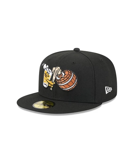 Мужская кепка New Era 59FIFTY West Michigan Whitecaps, черная