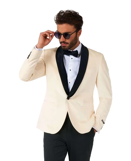 Мужской пиджак Opposuits Deluxe, бордовый с белым