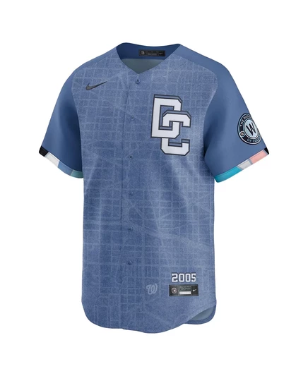 Мужская майка Nike Washington Nationals 2025 City Connect, синяя