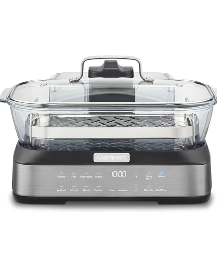 Пароварка Cuisinart Cook Fresh 4,7 л стеклянная, черная