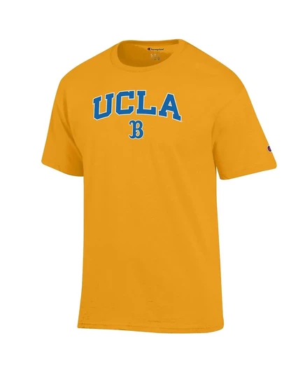Мужская футболка Champion с дуговым логотипом UCLA Bruins, золотая