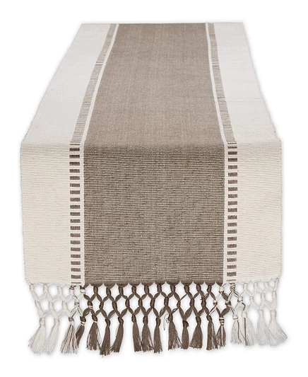 Дорожка Design Imports 33×183 см, хлопок, коричневая