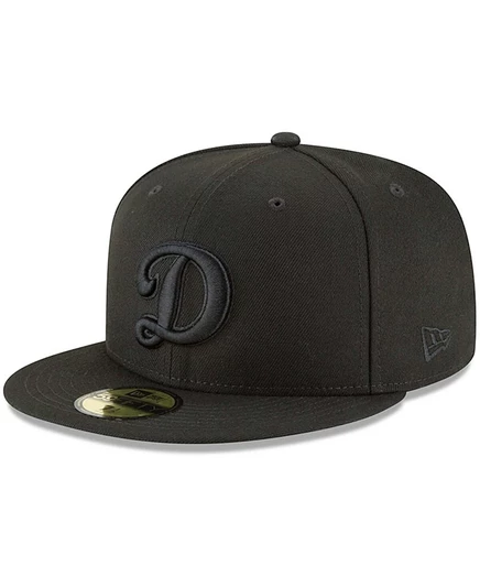 Мужская кепка New Era 59FIFTY Dodgers, черная