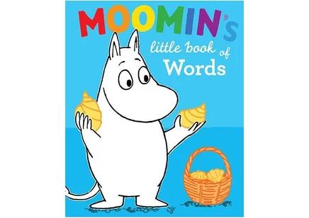 Книга moomin's little book of words, белая
